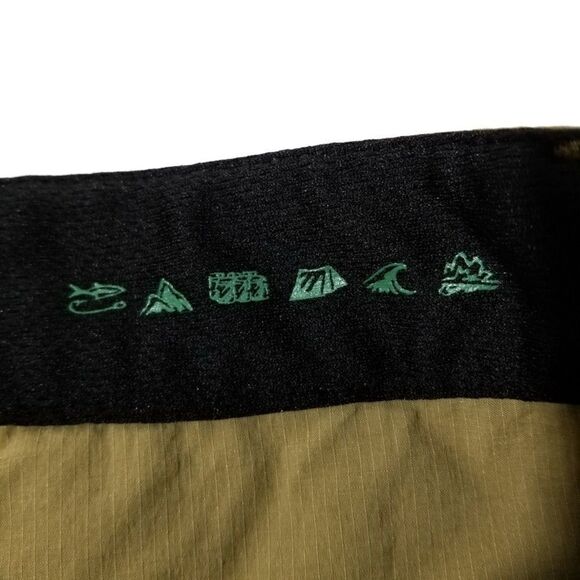 Brixton All Terrain Hybrid UPF Ripstop Utility Stretch Shorts Khaki Tan Men 30 - Picture 4 of 6